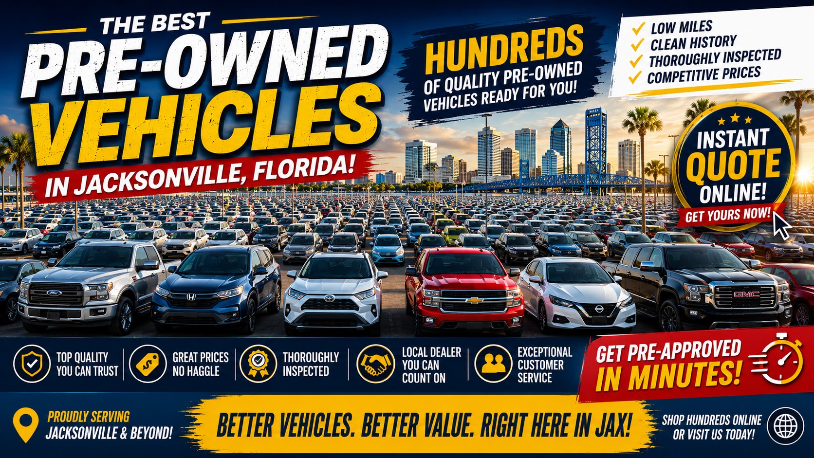 JaxCarDeals pre-owned inventory marketplace